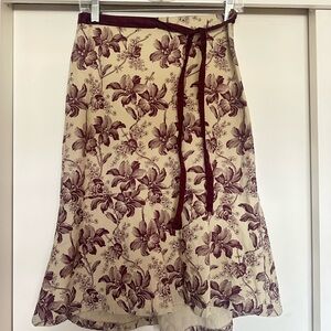 Floral Midi Skirt